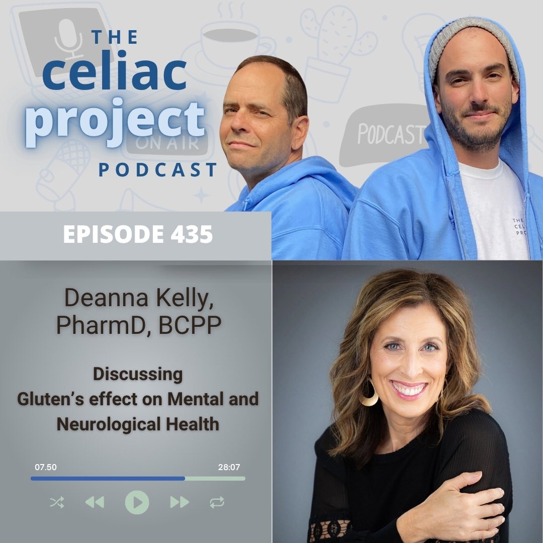 CeliacProject's tweet image. Can gluten impact your brain?
Mike and Cam talk with Dr. Deanna Kelly, co-author of Get Your Brain off Grain, about new research linking gluten to psychiatric disorders. 🎧 Listen on Spotify, Apple Podcasts, or watch on YouTube: Uy6gwv_9FE0
