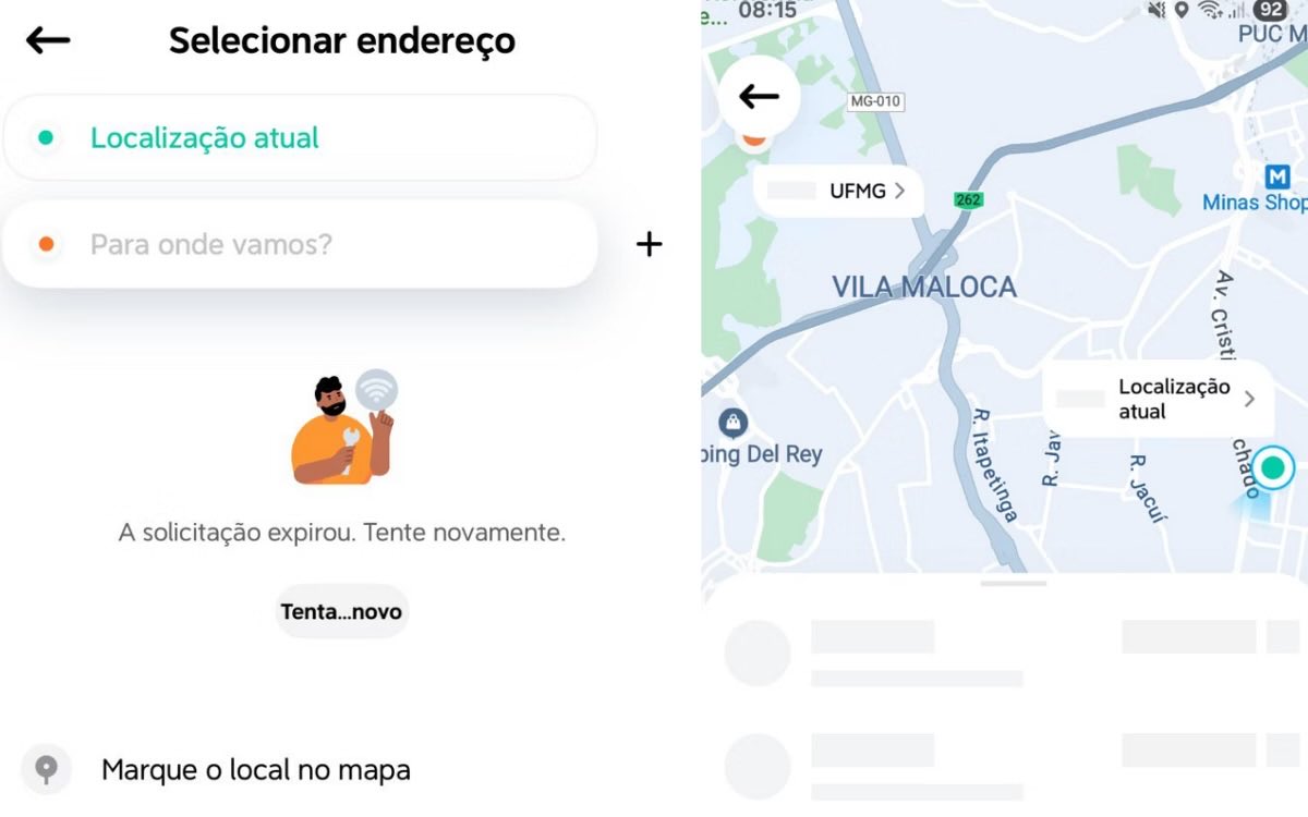 XMadrigalBR's tweet photo. O aplicativo de corridas 99 apresenta instabilidade na manhã desta quarta-feira (15). Usuários estão com dificuldades para pedir corridas e motoristas que estão em trajeto não conseguem encerrar as viagens 
#app99 https://t.co/CKb9Ysgl3P