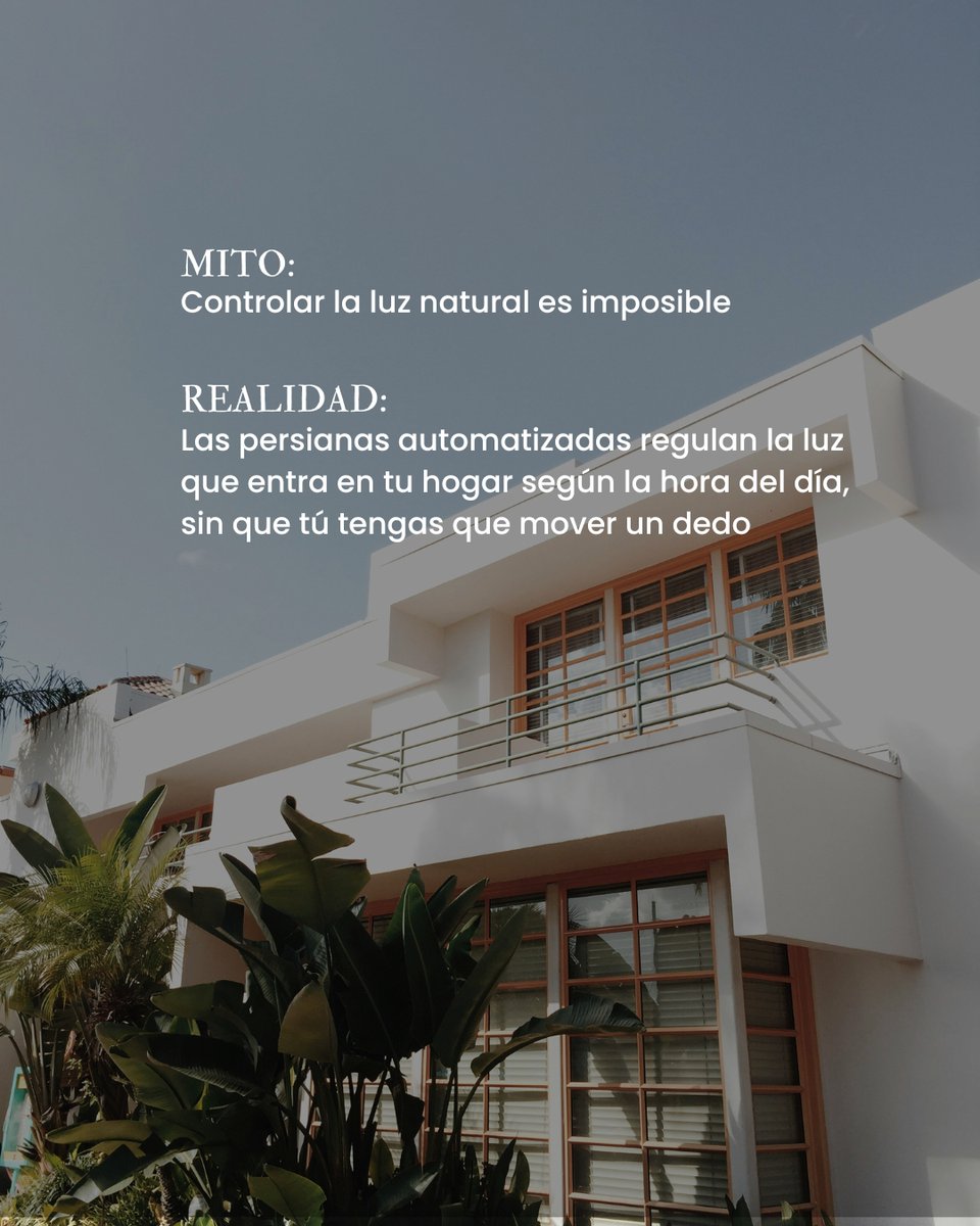 GriesserIB's tweet image. Hay muchos mitos sobre la luz natural, por eso hoy en Griesser nos hemos propuesto desmontar 5 de ellos. ¿Cuál te ha sorprendido más?
#Grisser #mitos #controlsolar #luznatural #arquitectura