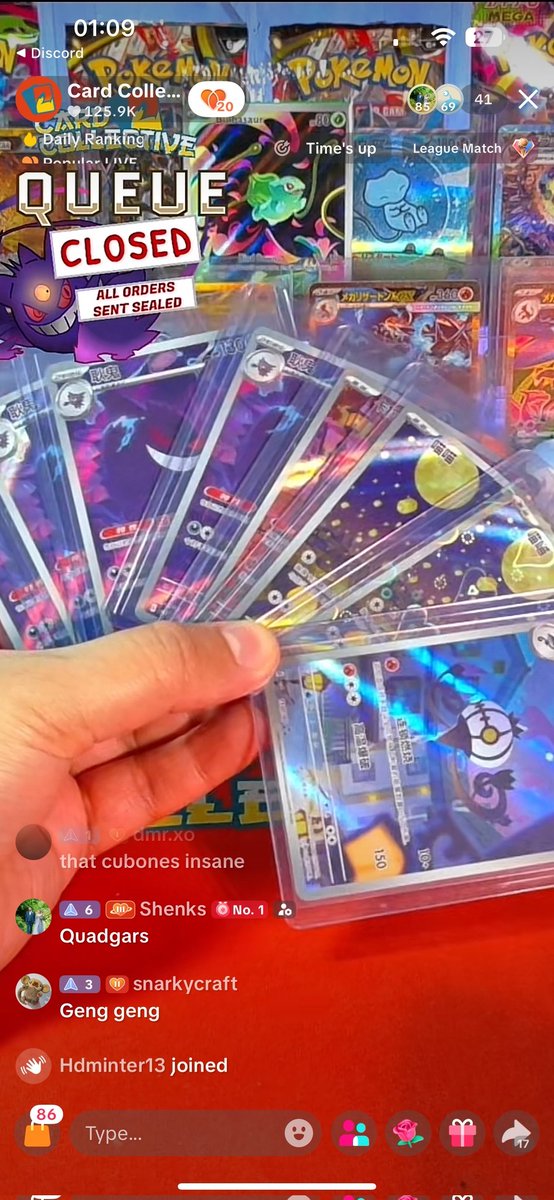 Popped off on Gem 3 last night, 4 back to back Gengars out of 4 boxes in a row! 😂🔥