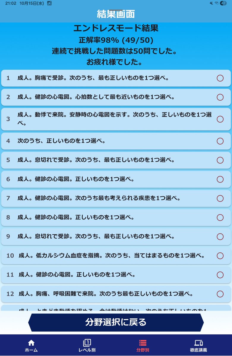 腎動脈描出練習中
#みんなde心電図チャレンジ