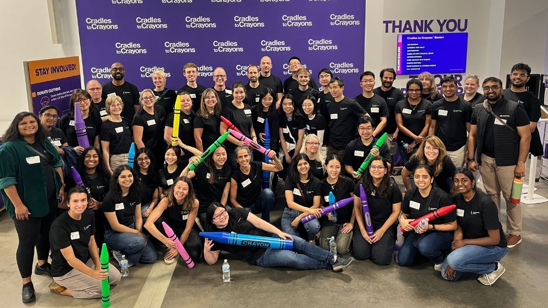 MathWorks's tweet image. 🖍️ Last month, nearly 50 volunteers from our Natick office volunteered at @c2cboston!

MathWorkers sorted clothes and brought gently used shoes back to life for kids who need them most 👚 👟