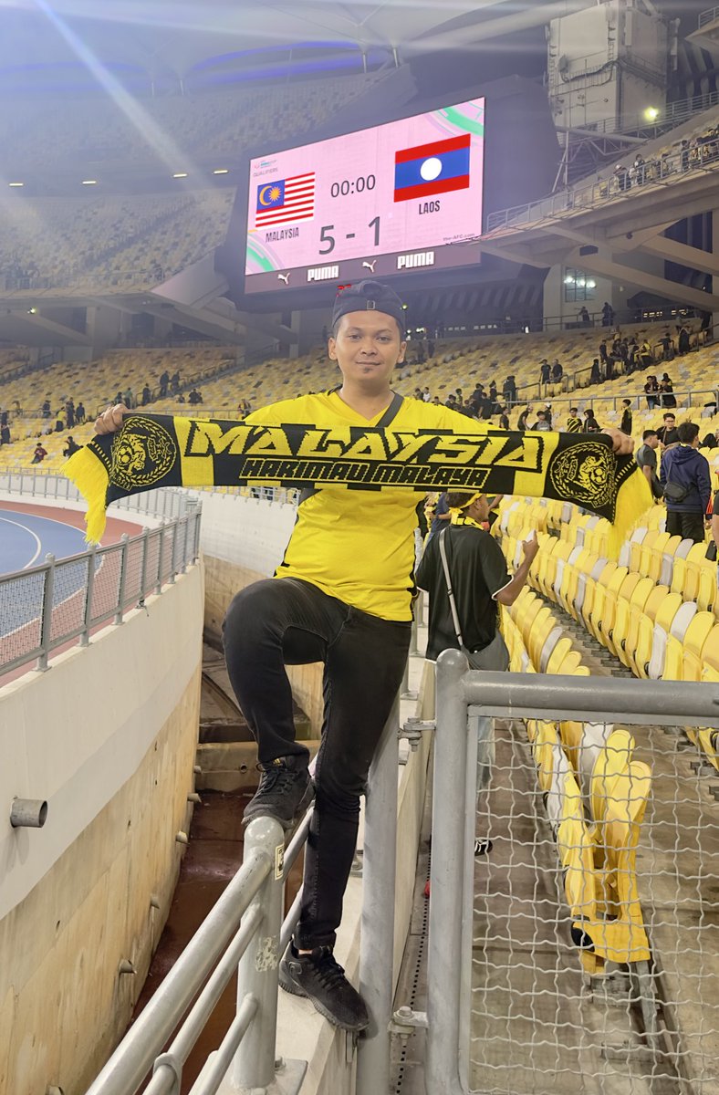matjuandy's tweet image. MALAYSIA VS LAOS - Attend ✅ (1/18901)