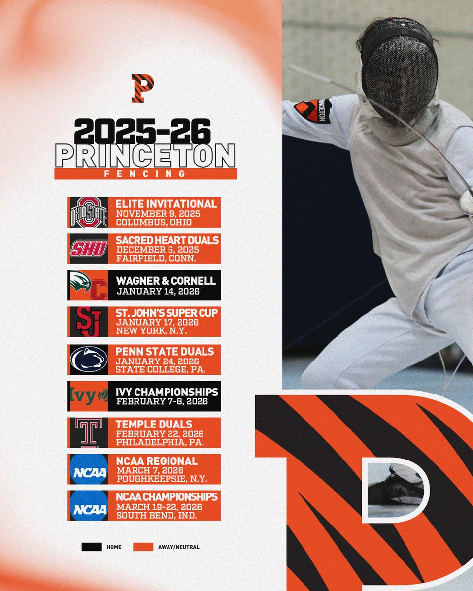 📣 Our 2025-26 schedule is announced!

The 2026 <a href="/IvyLeague/">Ivy League</a> Championship meet is set for our home, Jadwin Gym!