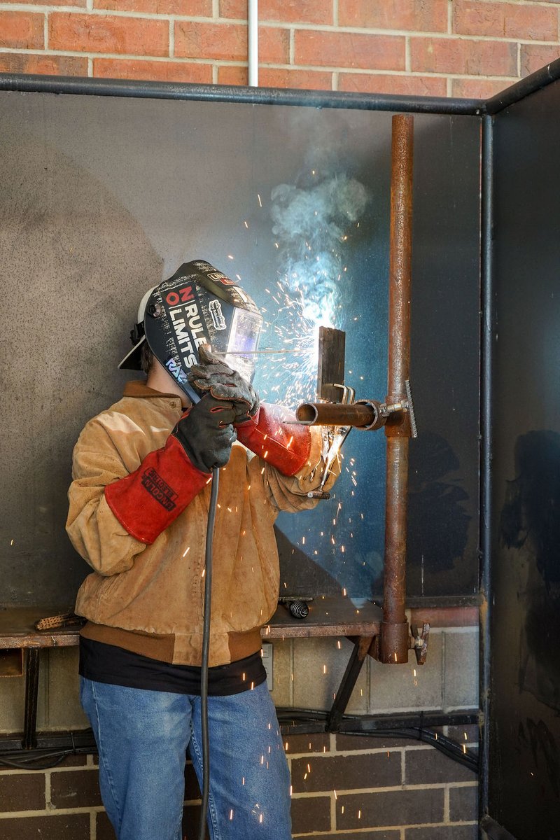 Tuesday we had the pleasure of officially opening our Welding Lab with a ribbon cutting ceremony. This has been a large undertaking, but after two years in the making, welding is now part of Applied Technology curriculum offered at Chiles through Lively Technical College.