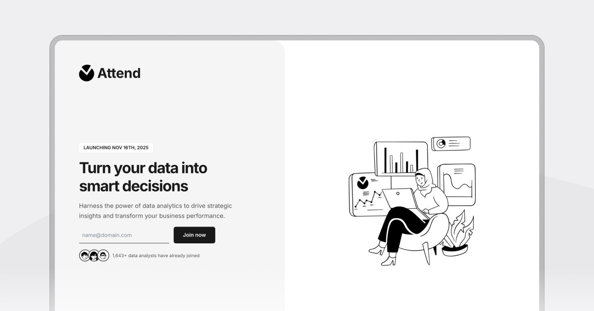 julesvcode's tweet image. A modern waitlist page for a SaaS ✨