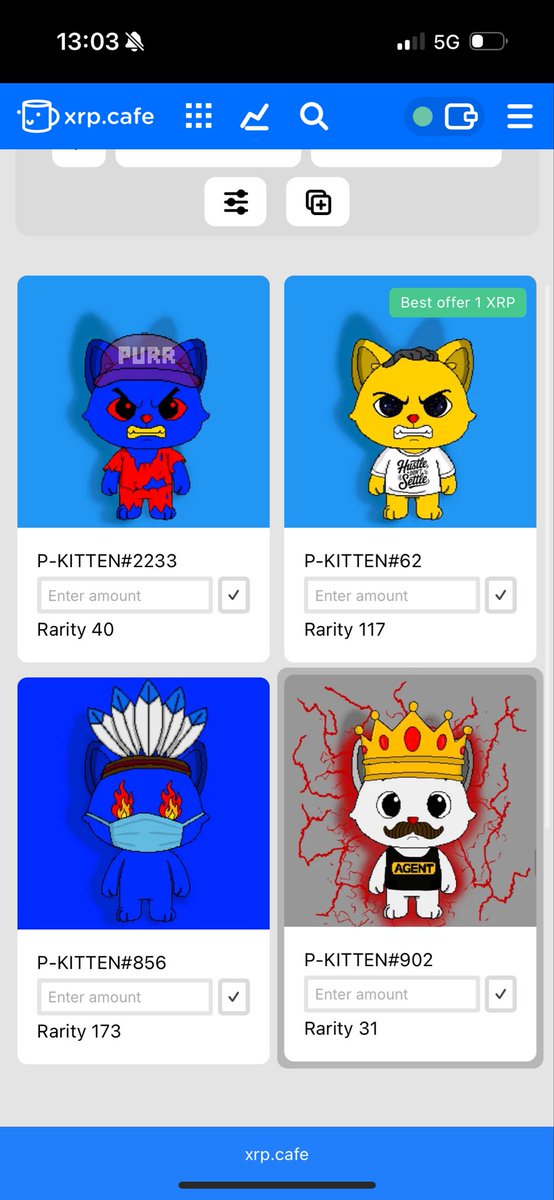shapes_on_xrpl's tweet image. GM RICs 👋
Only 3 days left to enter, don’t forget to pick up a RIC if you don’t already HODL! ⏳
Meme balance currently sitting at 98.97XRP after 5x20XRP purchase of $ATM, $PHNIX, $BAPES, $WBC and $DROP 💰
52 NFTs in holders reward wallet after free minting the below Pixel…