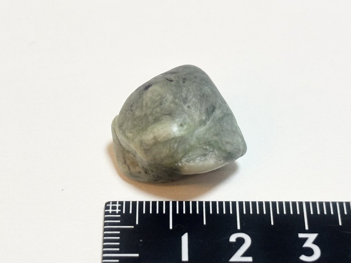 hamanasu_h's tweet image. 2025年9月28日採取
ヒスイを含む岩石(FMM鑑定済)
ラベンダービーチ
8.5g

以前拾ったヒスイに似ていたけど、今回はヒスイを含む岩石判定でした😂