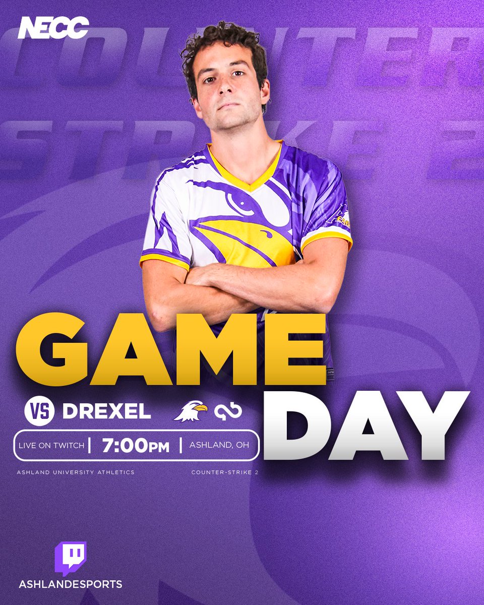 ashlandeagles_'s tweet image. No. 7 Eagle Counter-Strike 2 takes on Drexel tonight LIVE on Twitch! 🦅
twitch.tv/ashlandesports