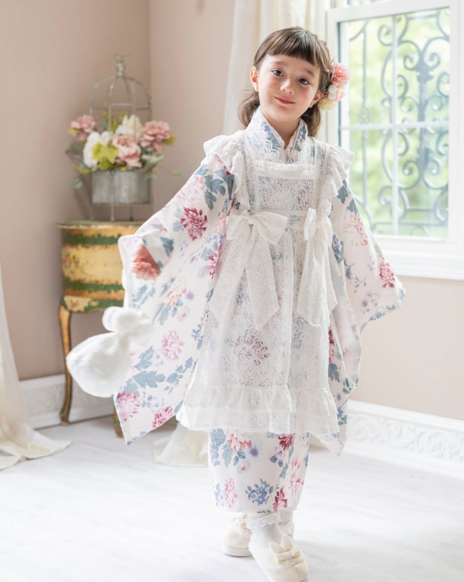 新発想👏エプロン一体型！ オールインワン着物👘🌸 \入荷いたしました