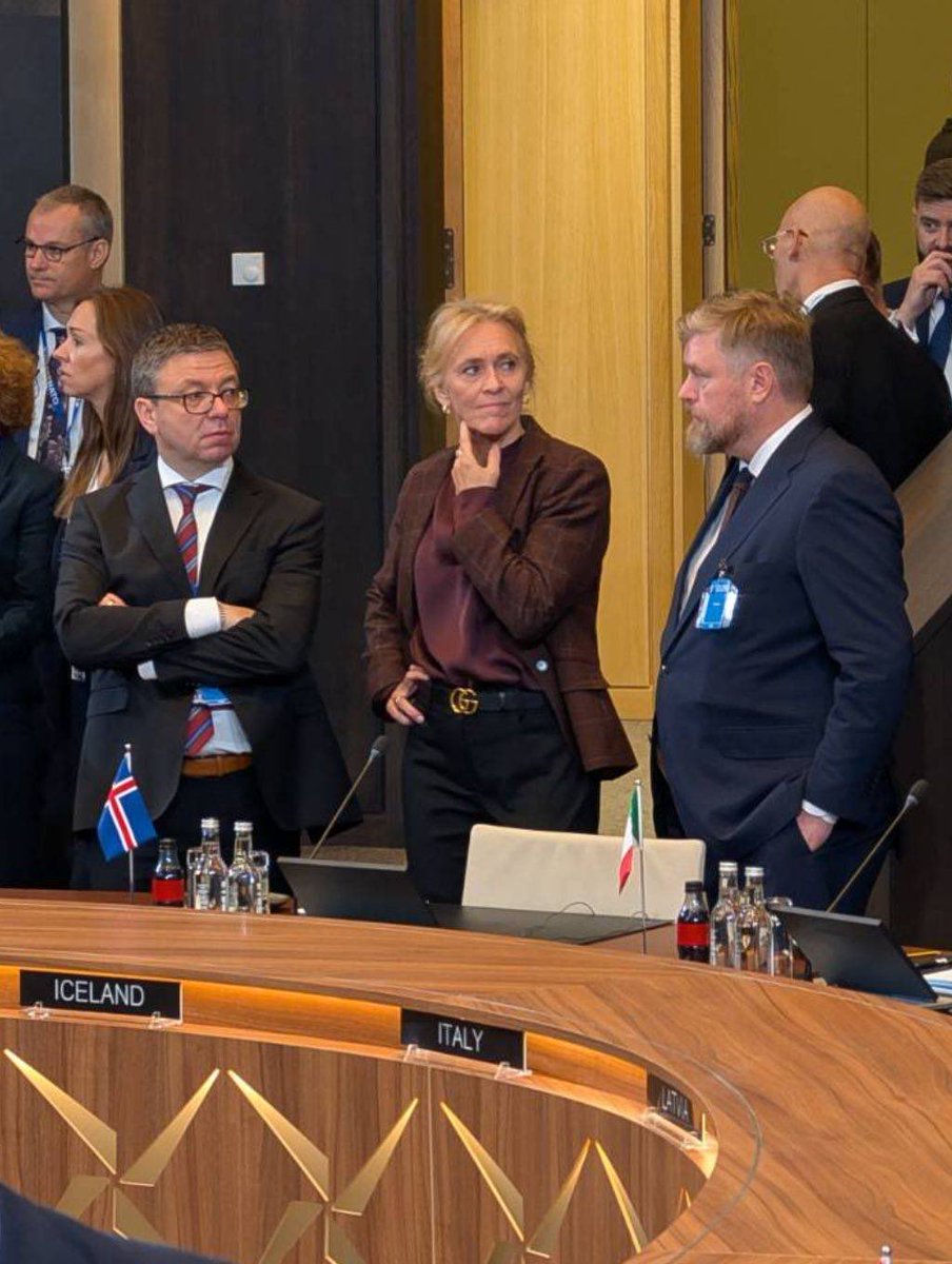 Delighted to welcome 🇮🇸FM <a href="/thorgkatrin/">Þorgerður Katrín Gunnarsdóttir</a> and her entourage <a href="/NATO/">NATO</a> HQ for the #NATO Defence Ministerial Meeting. Important discussions ahead. #WeareNATO
