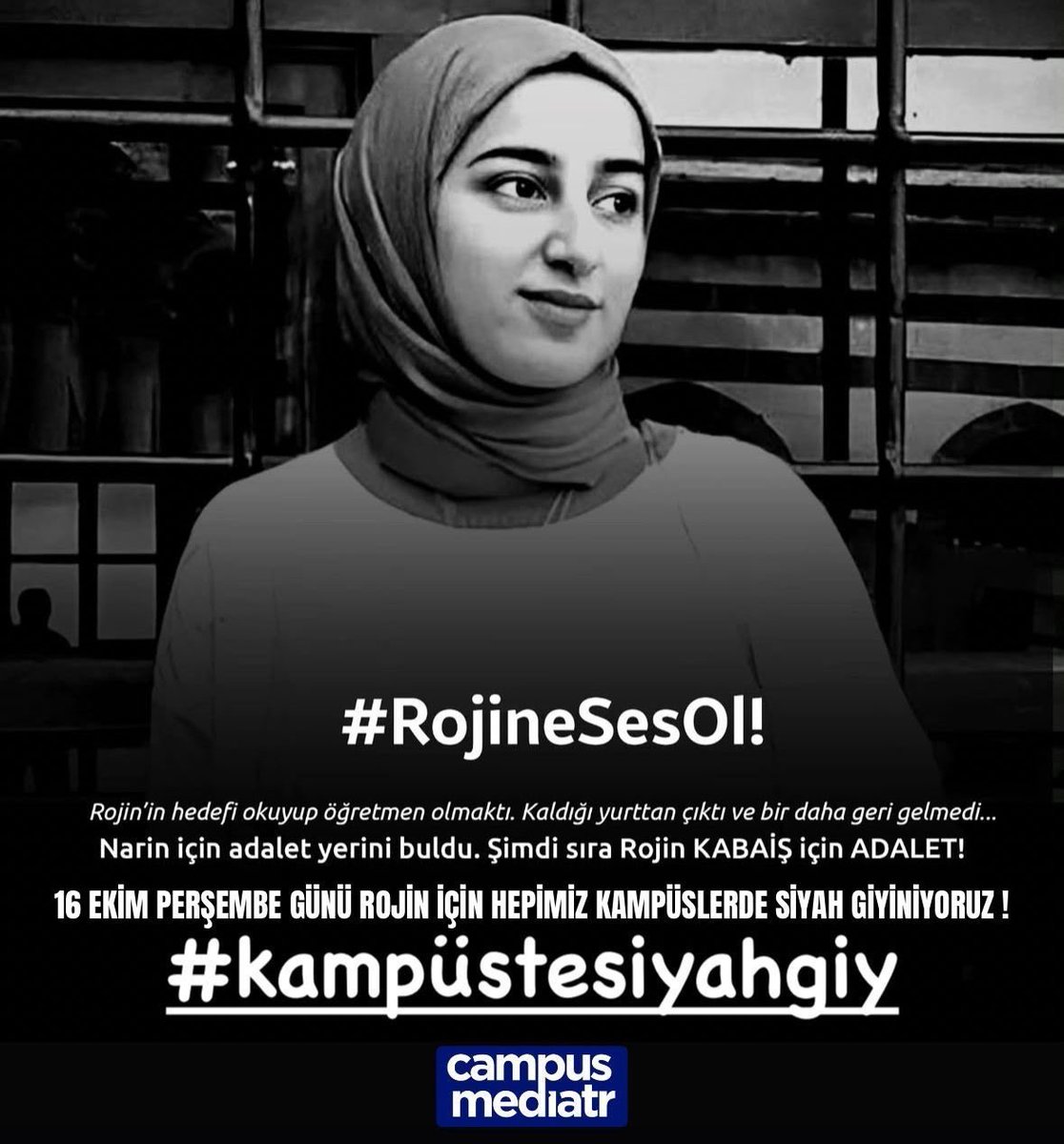 beu_ailesi's tweet photo. #RojinİçinAdalet #kampüstesiyahgiy https://t.co/8vUKGfBnOT