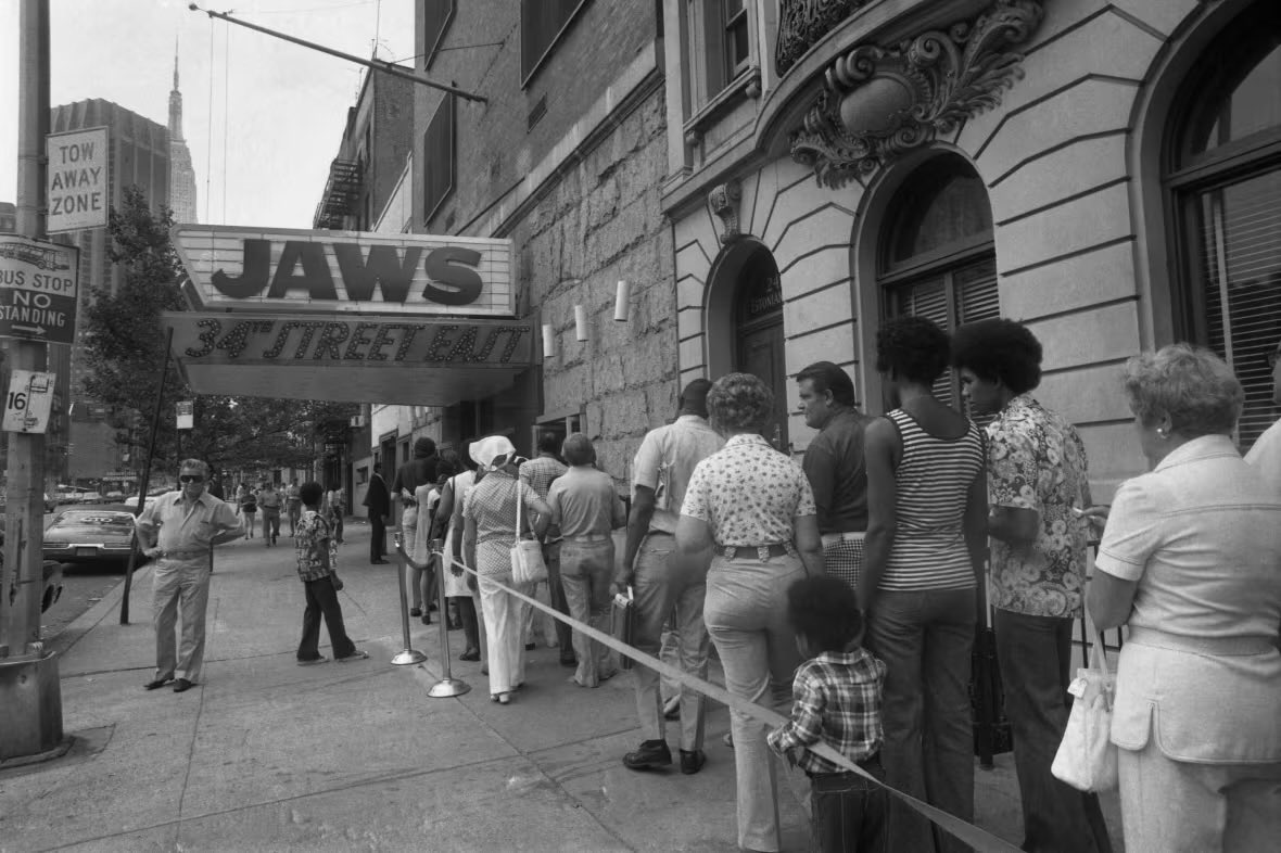 Anyone else wanna call in sick and hit up an afternoon screening of JAWS? 🤔