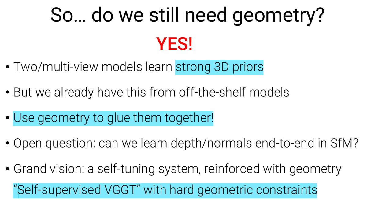 From <a href="/pesarlin/">Paul-Edouard Sarlin @pesarlin.bsky.social</a>'s recent talk at the 50th Pattern Recognition and Computer Vision Colloquium in Prague.
x.com/chrisoffner3d/…