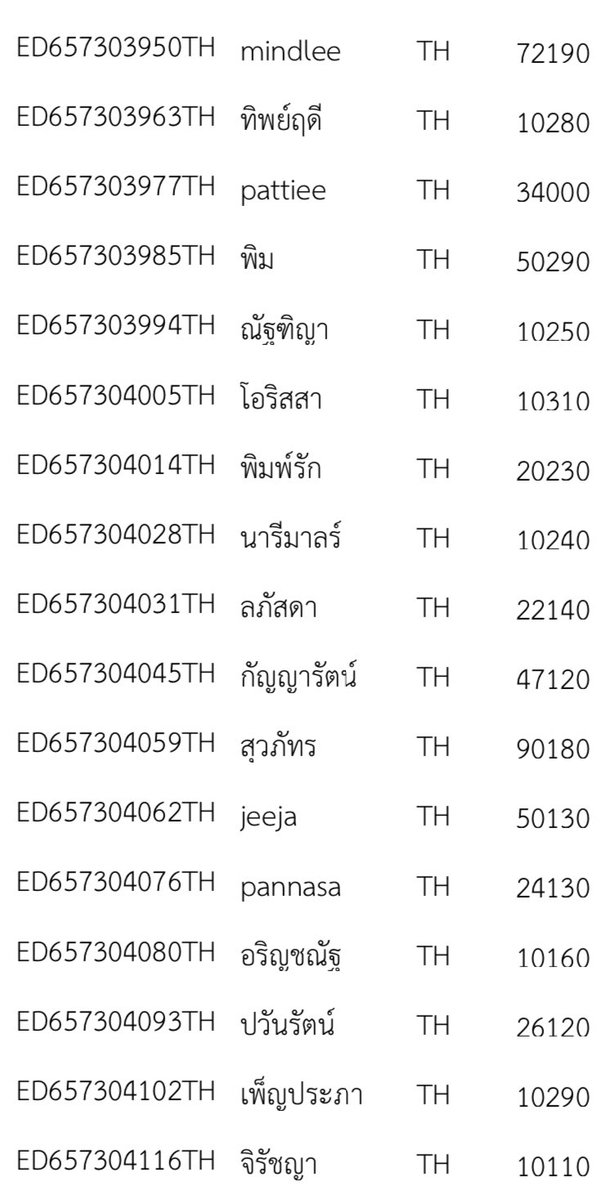 -͟͟͞☆ แจ้งเลขพัสดุบั้ม full spread และ savory (ที่แจก)

〰︎ꕤ อัดคลิปแกะทุกครั้งนะคะกรณีของเสียหายเพื่อใช้เคลมกับขนส่งค่า

〰︎ꕤ ส่งของเมื่อวานนะคะ