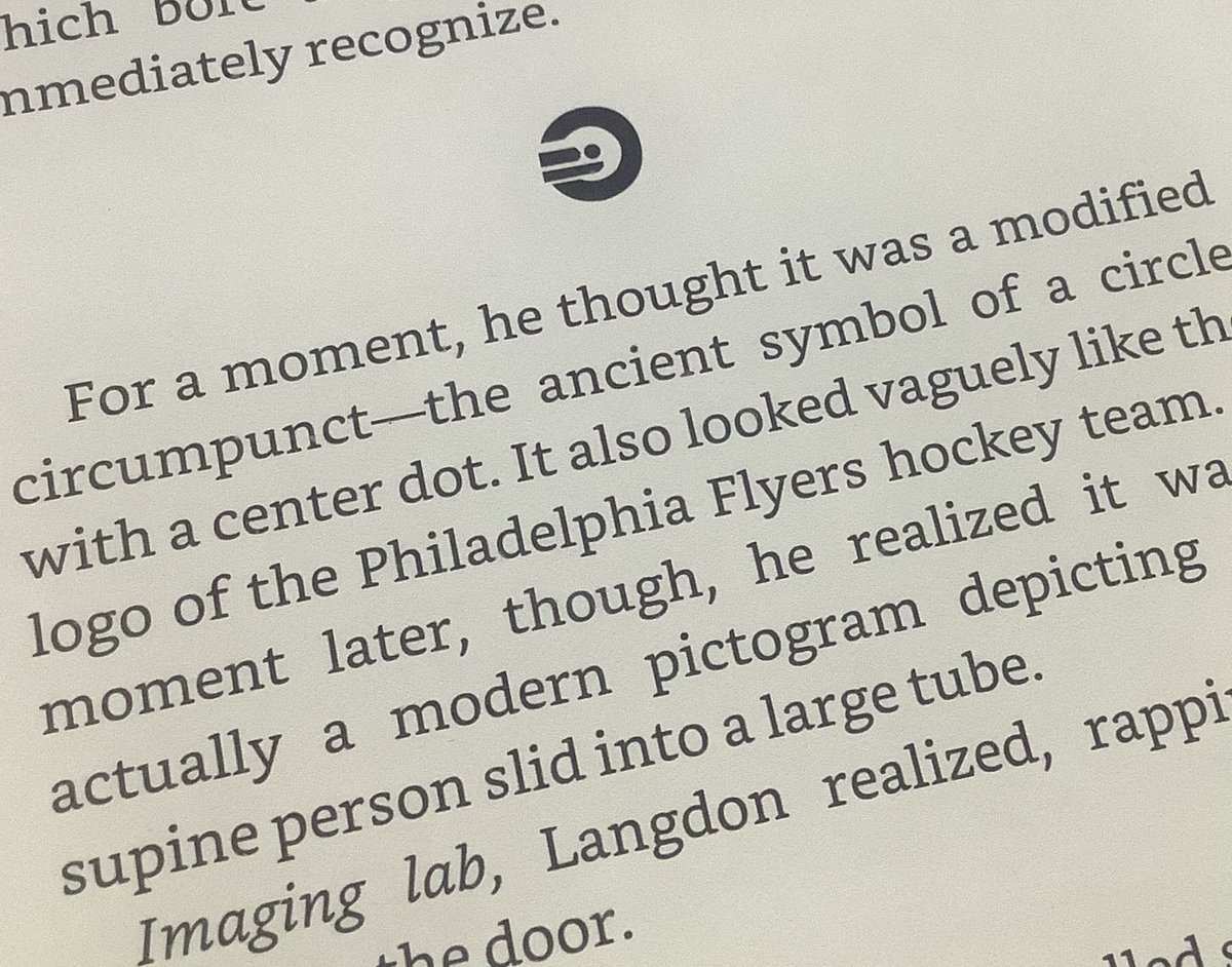 .<a href="/AuthorDanBrown/">Dan Brown</a> is a <a href="/NHLFlyers/">Philadelphia Flyers</a> fan? Love the shoutout to the orange and black in The Secret of Secrets. Come to a game at <a href="/XMobileArena/">Xfinity Mobile Arena</a> #letsgoflyers