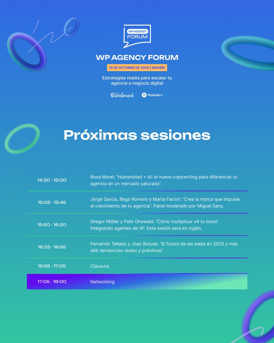 ModularDS's tweet image. ¿Qué viene después de la comida? 🥣

Os lo dejamos por aquí. 

¡A disfrutar de este día soleado! 💜

#WPAgencyForum