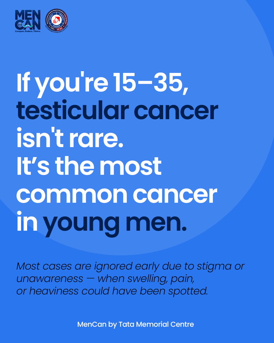 tatamencan's tweet photo. Testicular, prostate, or penile cancer each plays by its own rules.​​ But across ages, one truth remains: awareness is your strongest weapon.​​ Whatever your age, pay attention to your body.​​ 
Don’t ignore changes. Don’t delay action.

#MenCan #Tatamemorial #CancerAwareness https://t.co/7zhZRXH17a