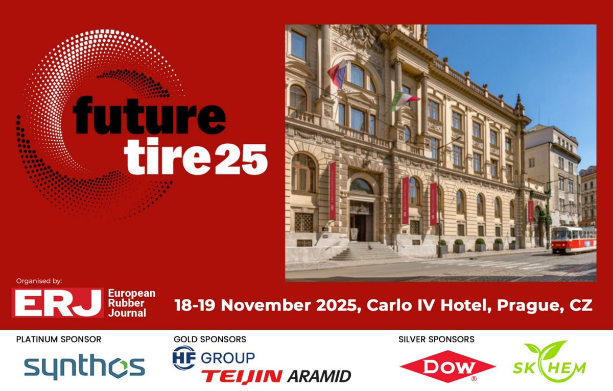 Book your place at #FutureTire2025 &amp; take advantage of special rates at official venue – NH Collection Prague Carlo IV, a 5-star hotel in centre of #Prague. Offer available till 17 Oct, ahead of #FTC2025 18-19 Nov. Register: futuretireconference.com #TireIndustry #RubberIndustry