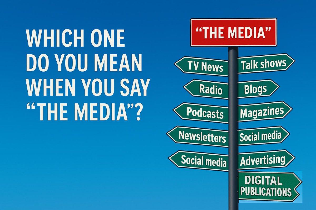 Let’s stop referring to “the media.” It is inaccurate. There is no such monolith - no such homogeneous entity. garyschwitzer.substack.com/p/lets-stop-re…