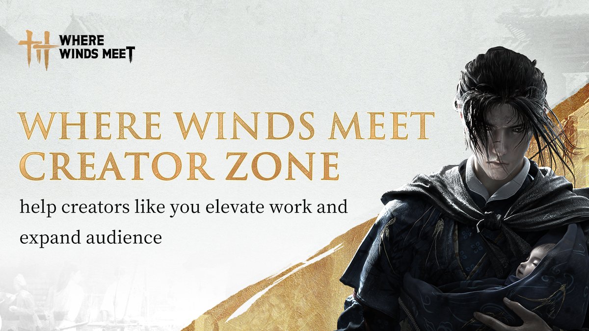 We are thrilled to announce the Where Winds Meet Creator Program!

Our Partner Program is designed to help creators like you elevate their work and expand their audience.
This is your chance to join a growing community of creators. We can't wait to see what you'll create together