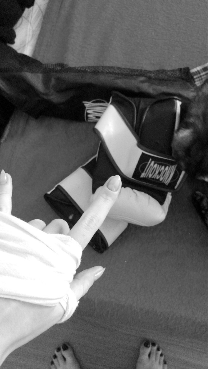 Voltei a treinar boxe uhu