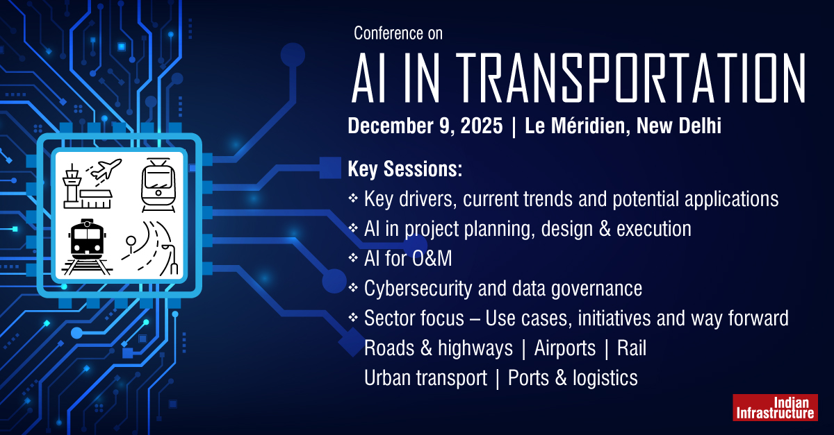 Indianinfra_mag's tweet image. Join us in person for our Conference on AI in Transportation!

🗓 Dec 9, 2025
📍 Le Méridien, New Delhi

To attend, visit: web.cvent.com/event/012c6f7c…

#AIinTransportation #SmartMobility #IntelligentInfrastructure #DigitalTransformation #TransportInnovation #AIinInfrastructure