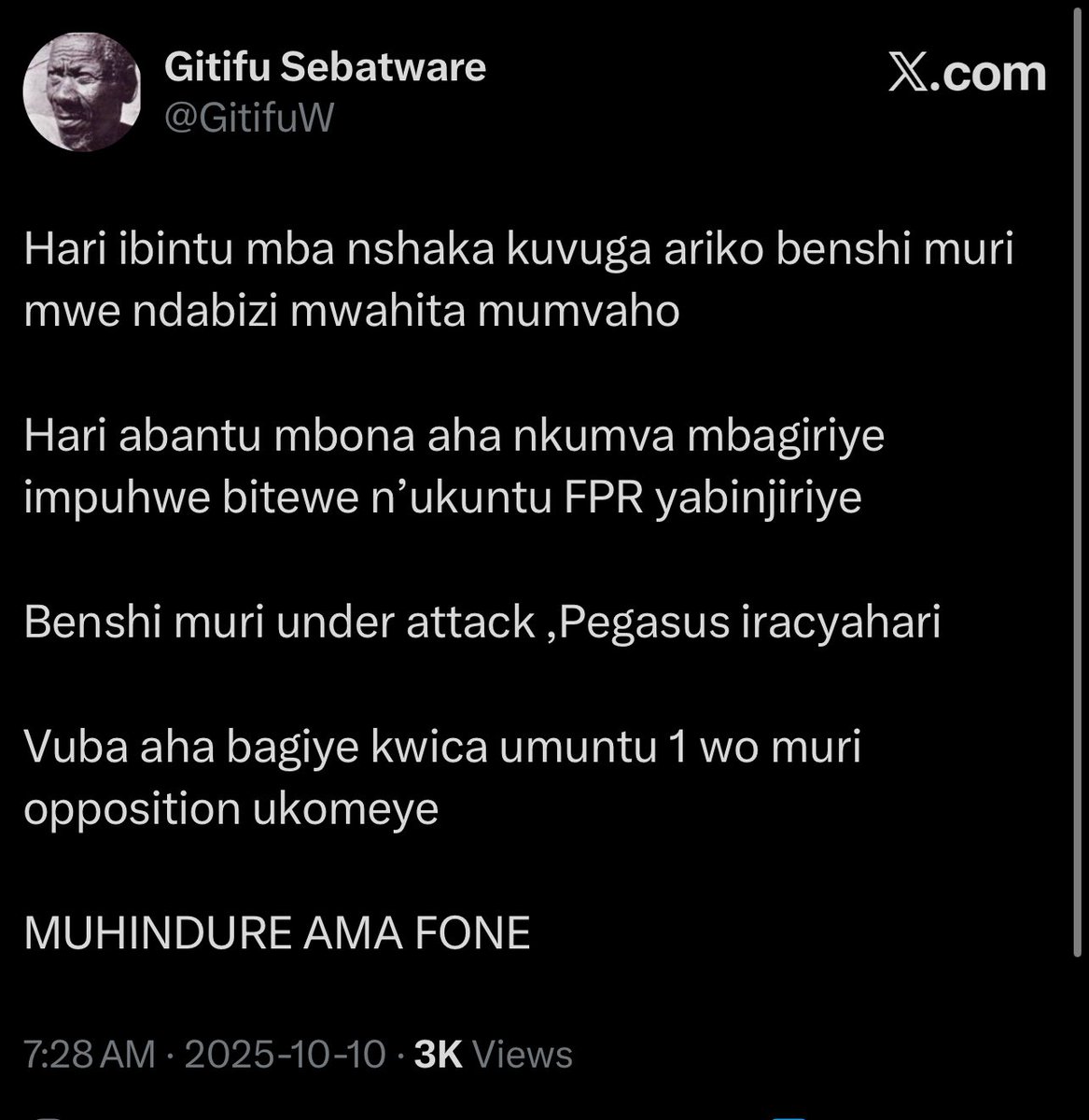 Gitifu Sebatware tweet media