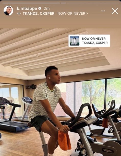 🚨#INFORMACION 

-Kylian Mbappé ha estado descansando y trabajando individualmente fuera de Valdebebas.

-Se he recuperado de su lesión en el tobillo.

-Estará sin problemas para el Domingo.

ℹ️<a href="/Hector7Villalba/">Hector7Villalba</a>