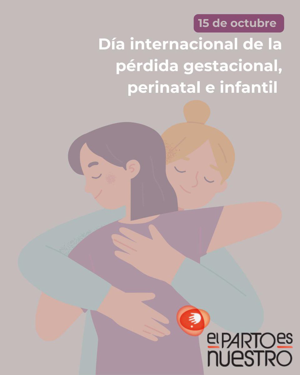 En este #15deoctubre Día Mundial de Concienciación sobre la Muerte Gestacional, Perinatal y Neonatal queremos alzar la voz para recordar y honrar a todos los bebés que partieron demasiado pronto, y a las familias que llevan su amor convertido en duelo. 🎗️