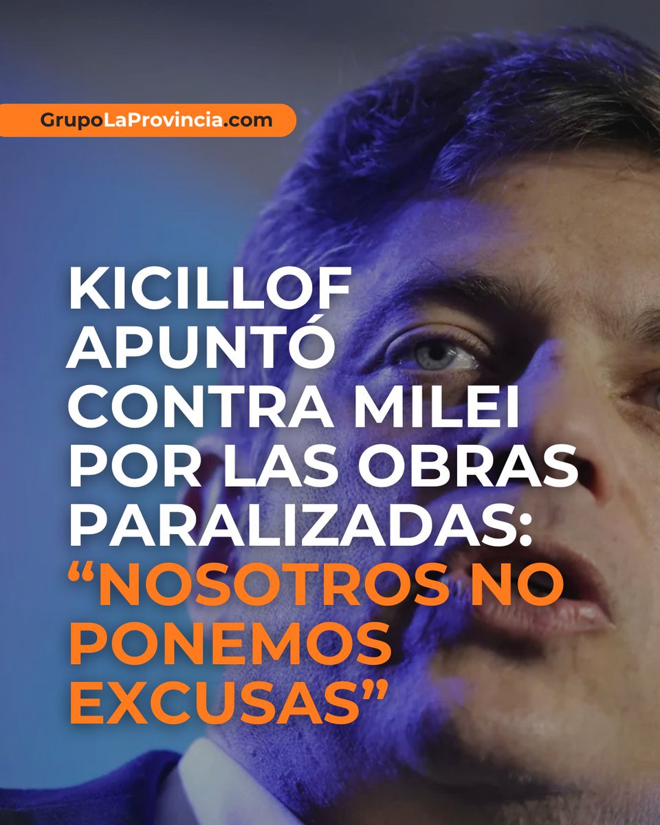 ⭕️ Kicillof apuntó contra Milei por las obras paralizadas: “Nosotros no ponemos excusas”

MÁS INFORMACIÓN: grupolaprovincia.com/contenido/5907…

El gobernador cuestionó la política de “obra pública cero” de Nación y anunció la reactivación de jardines maternales paralizados por la gestión