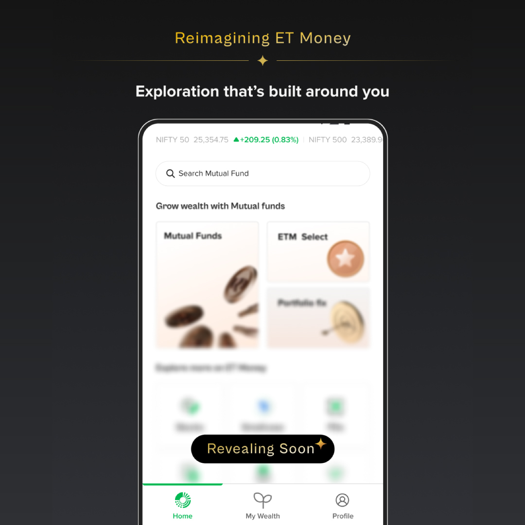 ETMONEY's tweet photo. How you invest, grow, and track your money is about to change.

There is a high chance you’ve benefited from ET Money, whether to better understand funds, research options, track your portfolio, or get a health check, if not for actual investment.

Over the years, we have evolved from being a mutual fund app to a complete long-term investment platform.

And if there’s one thing that sets us apart, it’s that we’ve always focused on more than just returns.

However, as we added more products, some of you told us the app started to feel complex.

And when regulations required us to separate what could be offered to DIY investors from advisory clients, a few trade-offs made things even harder to use.

Before we end 2025, we’ve decided to change that.

Over the past few months, we’ve reimagined ET Money from the ground up to make it faster, simpler, and truly built around you.

It’s almost ready, & is coming your way by mid-November.

Now for the good part.

We’re bringing back some of the features you’ve told us you miss the most, and making them free for everyone

✅External Mutual Fund Tracking: We’re unbundling it from Portfolio Health Check. You’ll be able to track your portfolio freely again.

✅Portfolio Breakdown:  Get a complete view of your allocations across assets, sectors, and securities. A true self-help tool to understand your portfolio better.

✅Capital Gains Statement: Restored, powered by accurate RTA-based data, and available completely free.

And the new design?
 
Just two simple sections:

 🏠 A unified dashboard for all your wealth
 🔍 A clean, focused space that shows you only what you ask for when needed.

We’re excited for you to experience the new ET Money:  simpler, faster, and built around you.

Tell us 👇 

Which feature are you most excited to see return?

#ETMoney #InvestingMadeSimple #WealthTech #SimplicityRestored