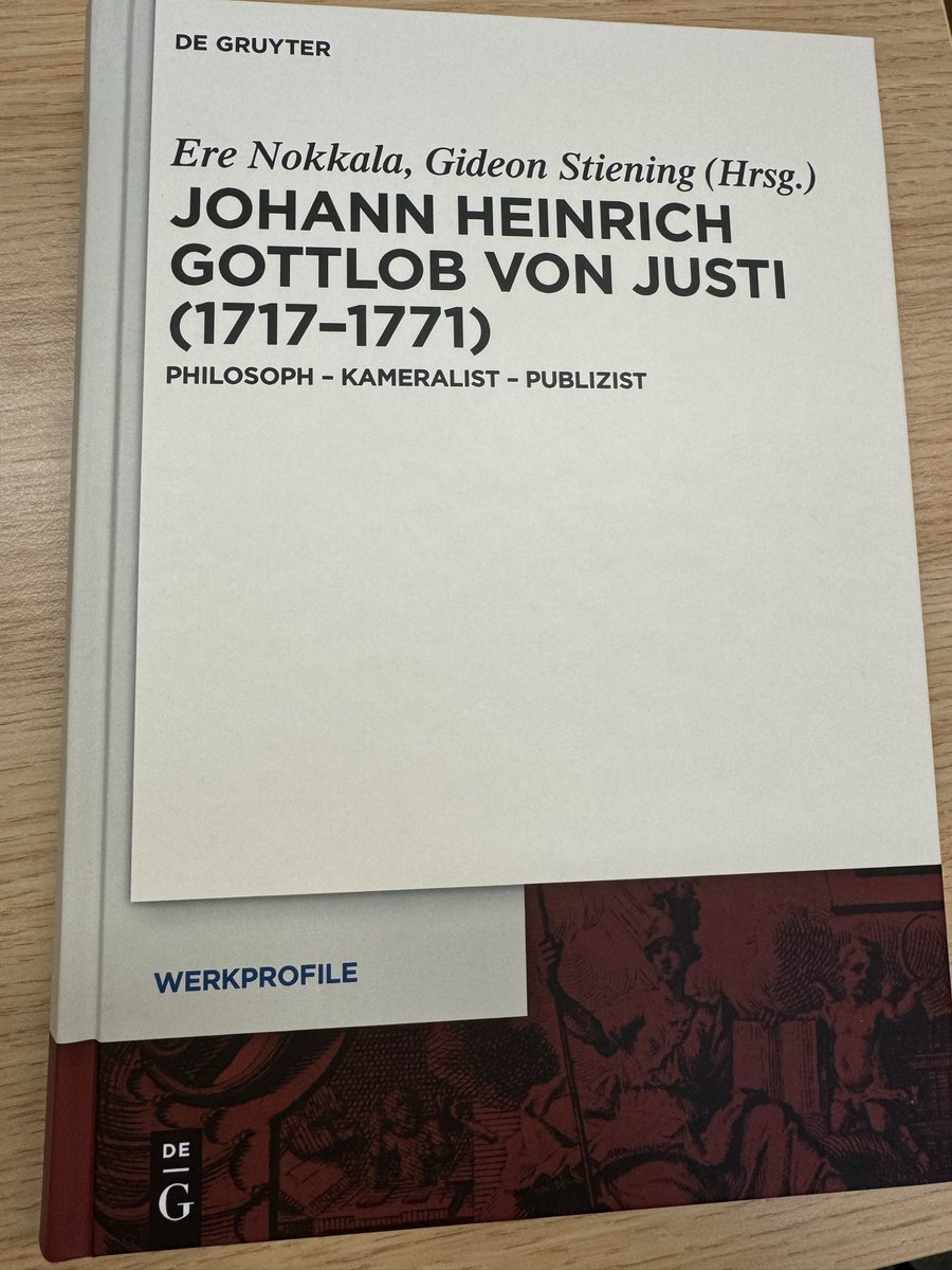 Now launching our new OA publication « Philosoph, Kameralist, Publizist », an anthology of essays on Johann H.G. von Giusti, edited by <a href="/EreNokkala/">Ere Nokkala</a> &amp; Gideon Stiening. 4 contributors to the volume are also present today &amp; responses are provided by our postdoc Laura Tarkka.