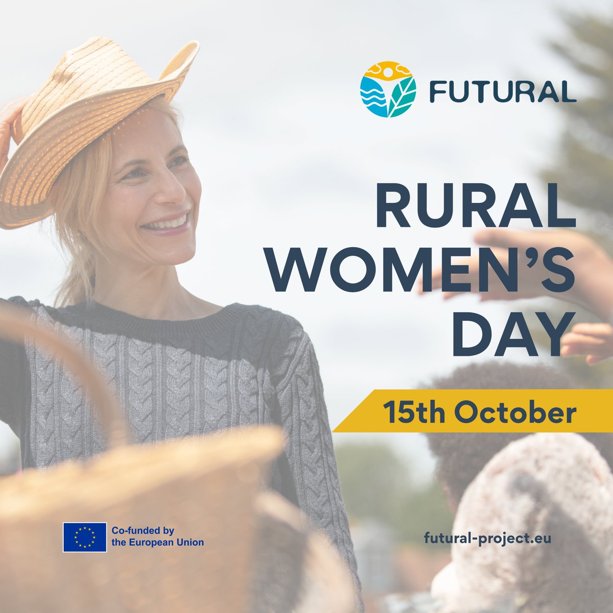 🌾On #RuralWomensDay, we celebrate #women as: 
☑️farmers☑️educators☑️entrepreneurs &amp; ☑️community leaders driving #innovation and building more connected, resilient &amp; sustainable rural territories through our #SmartSolutions.
#FUTURAL #HorizonEU #RuralResilience  #RuralVoices