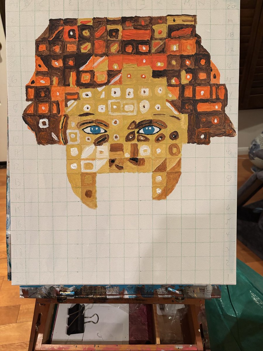 Dr. Robert Klapper (@drrobertklapper) on Twitter photo WEEKENDWARRIOR SHOW. Painting a Portrait with a Grid Technique teaches you how each box is variations of light and dark…. But together reveal the WHOLE person! WEEKENDWARRIOR SHOW. Painting a Portrait with a Grid Technique teaches you how each box is variations of light and dark…. But together reveal the WHOLE person!