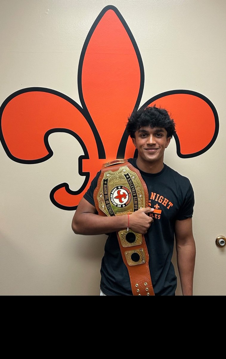 Congratulations go out to our September Athletes of the Month- Mia Fuscone, Girls Swimming and Diving and Aarnav Patel, Boys Golf.   <a href="/STCEathletics/">STCE Athletics</a> <a href="/STCEBoosters/">STCE Athletic Booster</a> #SaintsPride⚜️ #AllinSaINts