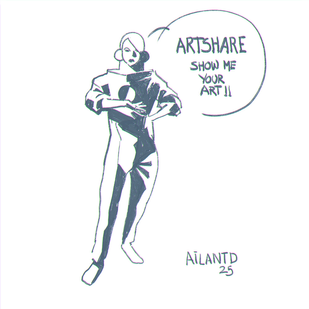 ailantd's tweet image. #Artshare time!
Post the latest work you're proud of and share!
No AI please.