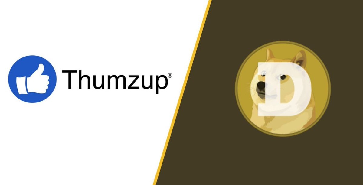 🥔CRIPTOVALUTE : Thumzup integra $DOGE come metodo di pagamento nella sua app