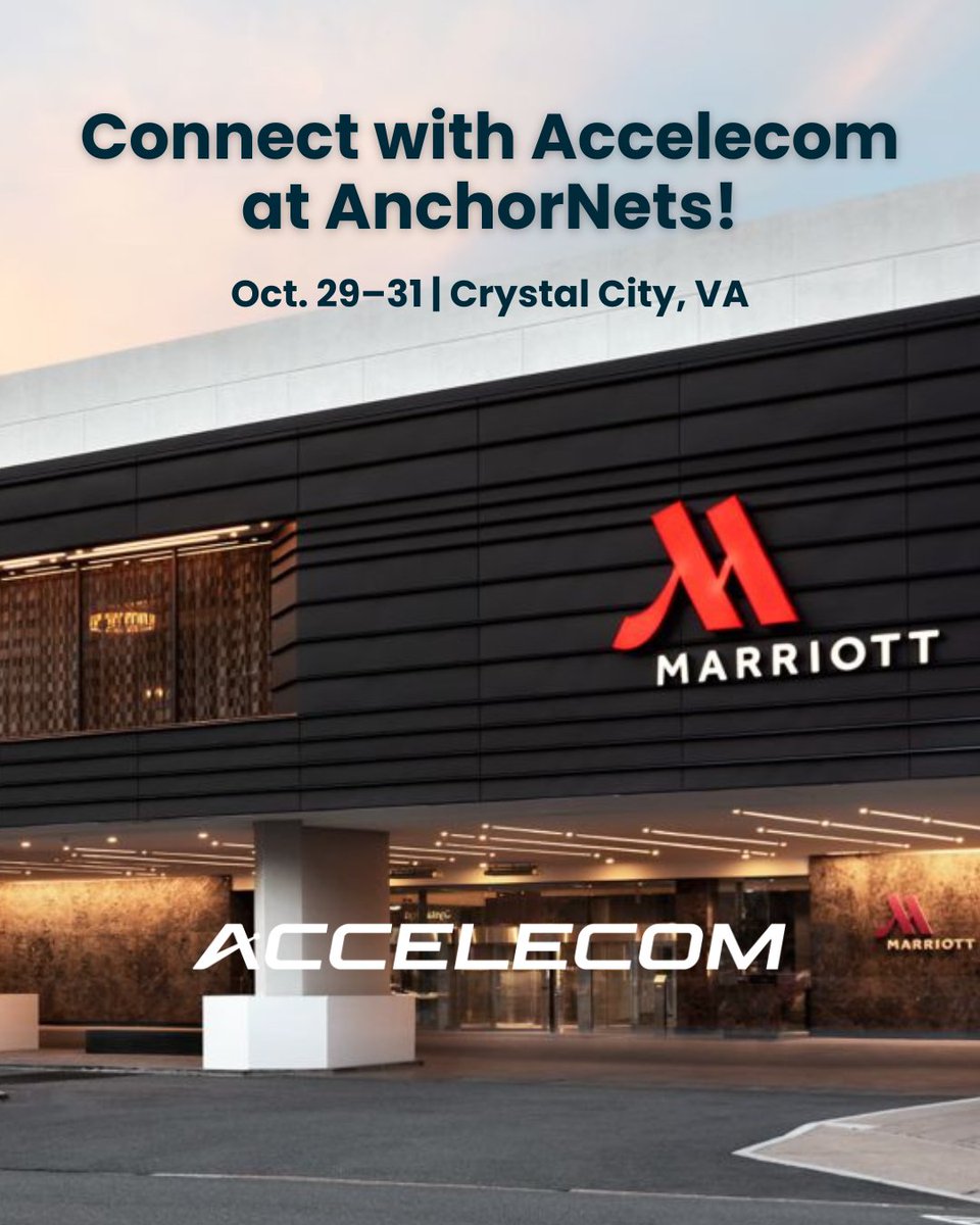 AccelecomFiber's tweet image. Just two weeks until AnchorNets 2025!

📩 Email Brad Kilbey at brad.kilbey@accelecom.net to set up a meeting!
Event info: shlb.org/anchornets-2025

#SHLB #AnchorNets #Accelecom