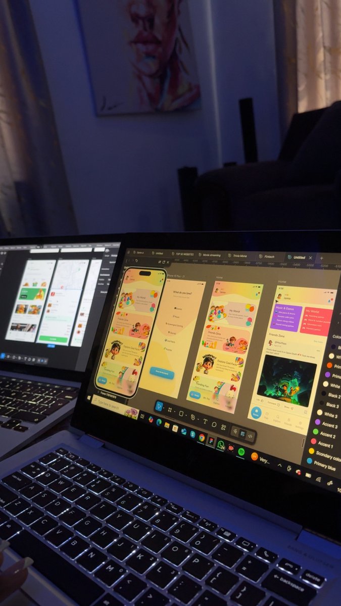 _Bholah's tweet image. From blank screens to playful worlds the joy of seeing your concept come alive 💛 

building worlds that spark joy for little minds. wrapping up this soon can’t wait to put this out here 👧