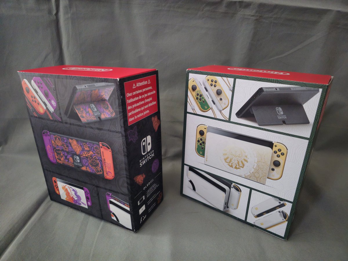 Anime3DPrint's tweet photo. Würde gerne diese beiden Nintendo Switch OLED Konsolen verkaufen. Vielleicht hat jemand Interesse.

Beide Neu&amp;OVP

einzeln 300€ je Konsole
Beide zusammen für 560€ https://t.co/Da8IrCnd0A