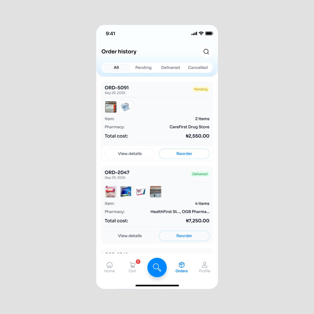taofeeqdesigns's tweet image. Orders // Order list
Track. Reorder. Repeat. ๐
Simplicity that works harder for users.