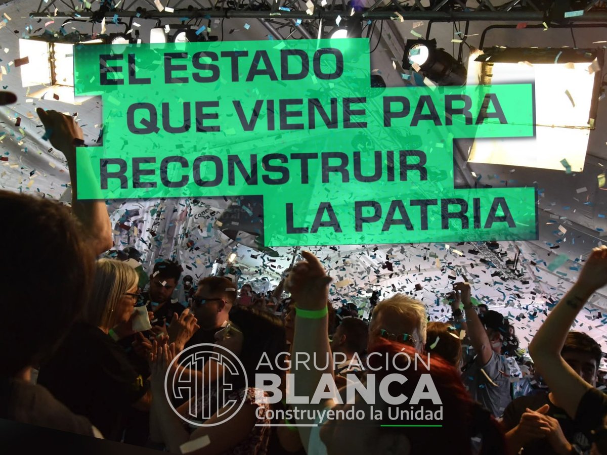 Agrupación BLANCA - ATE tweet media