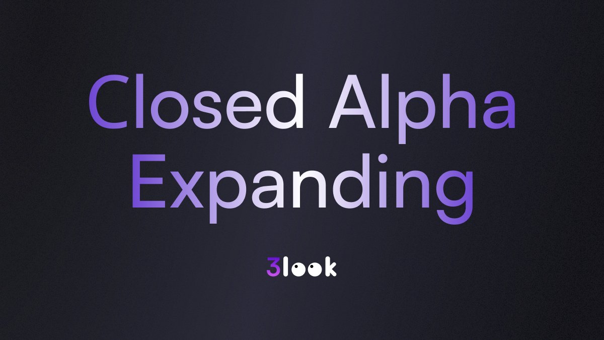 3look_io's tweet image. 🟣 Closed Alpha expanding
Inviting more alpha testers today.
It’s not only early access or special perks.
It’s your chance to help shape how creators earn in Web3.
Are you in? 👀
- Comment and expect a DM from our team.
- Or tag someone who should join.