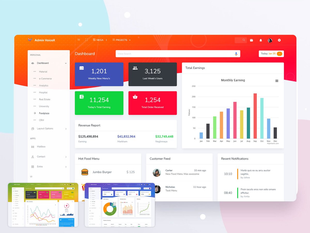 MultiStoreTheme's tweet image. Bootstrap 5 Dashboard – Build Fast, Responsive & Modern Web Admin Interfaces
.
Buy : themeforest.net/item/voicex-ad…
.
#bootstrap5 #admindashboard #dashboardui #uitemplate #webapp #dashboarddesign #adminpanel #responsiveui #modernui #bootstraptemplate #uidesign #darkmode #dashboardtheme