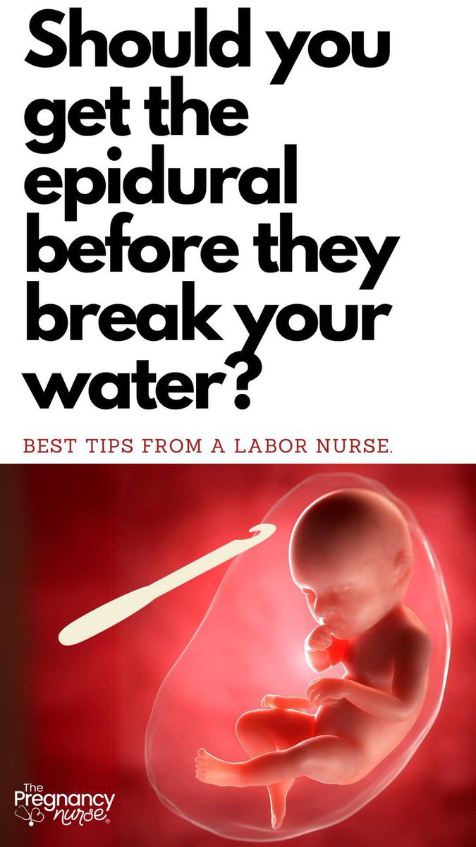 pullingcurls's tweet image. In general I think that's a solid plan to get it beforehand BUT I'm going to give you a few things to think about before you make that choice.
Read more 👉 pregnurse.com/epidural-befor…