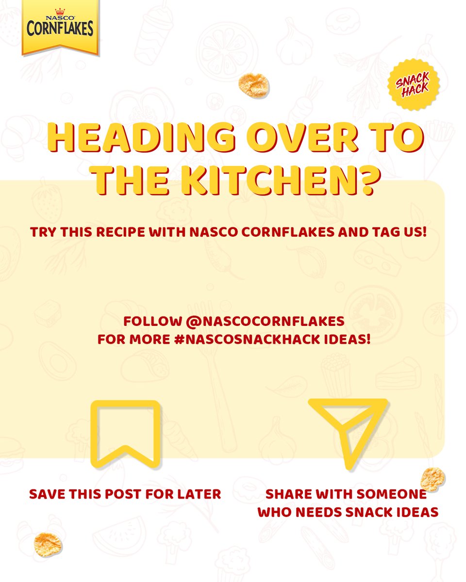 🍌+🌽 = a game-changer! 
Try Cornflakes Plantain Cups — crunchy, savoury, full of flavour. Perfect for parties, snacking, or impressing friends. Save the recipe, try it, and tag us! #CornflakesRecipes

#NascoCornflakes #WholeFlaked #Tasty #Crunchy #NascoSnackHack