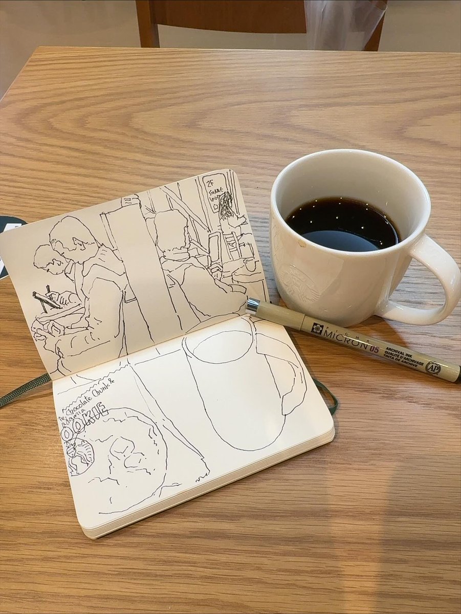 SketchSuki's tweet photo. 三井住友銀行だったところ、Olive LOUNGEとスタバになってる。
銀行も営業しています。
#スターバックスコーヒー #カフェスケッチ #スケッチ #ペンスケッチ #手帳スケッチ #モレスキン #ピグマ #ミリペン #イラストレーション #cafesketch #sketch #pensketch #journal #moleskine #pigmamicron https://t.co/sOQrGVHZZP