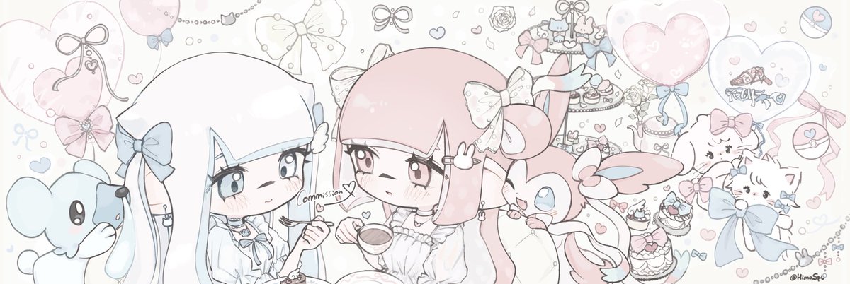 commission for @/3eow_ 🫖🩵🩷