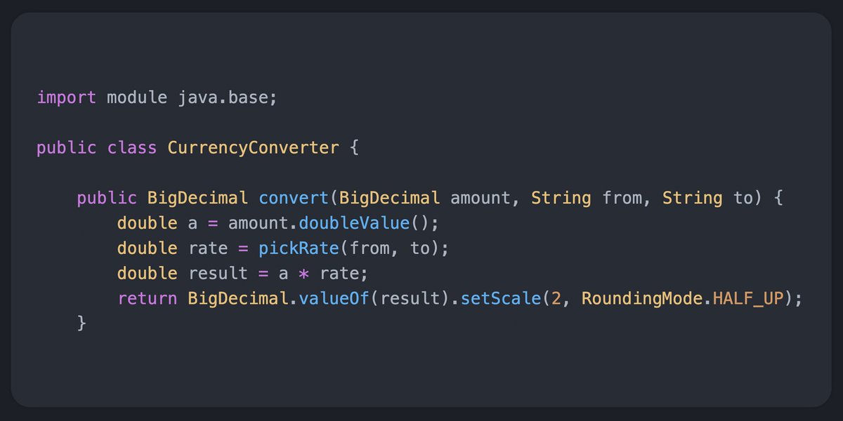 bellsoftware's tweet image. We keep exploring new #Java25 features in action. This time – module import declarations.
No need for a module-info .java, you can import a module right in your source file.
Perfect for quick demos, scripts, or teaching.